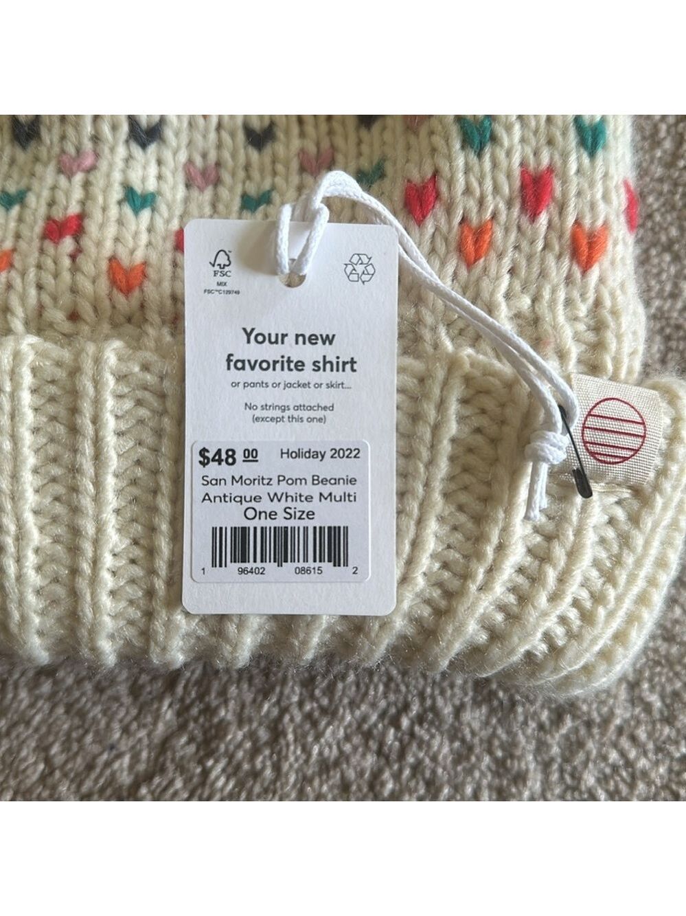 Marine Layer San Mortiz Pom Beanie - Picture 4 of 5